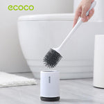 ECOCO Toilet Brushes Holder, Soft Bristle Toilet Brush Set