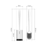 ECOCO Toilet Brushes Holder, Soft Bristle Toilet Brush Set