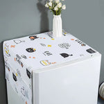 Refrigerator Top Cloth Cover With Side Storage Bag
