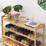 Wooden Shoe Rack With Storage Organizer