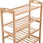 Wooden Shoe Rack With Storage Organizer