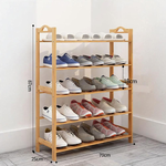 Wooden Shoe Rack With Storage Organizer