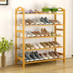 Wooden Shoe Rack With Storage Organizer