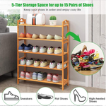 Wooden Shoe Rack With Storage Organizer