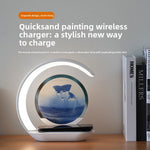 Quicksand Wireless Charging Desk Lamp