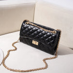 Diamond Plaid Chain Crossbody Bag